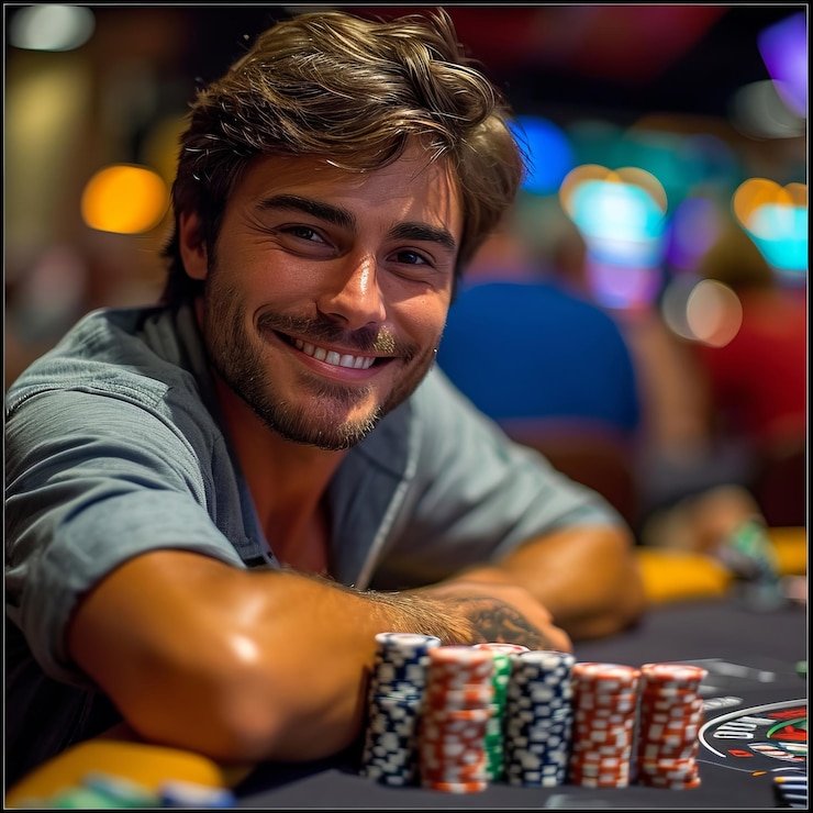 Diagram urutan betting dan kartu komunal Texas Poker